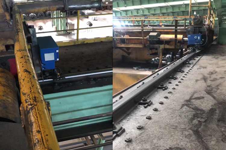 鞍鋼股份有限公司鲅魚圈鋼鐵分公司75噸吊車涂油裝置現場運行